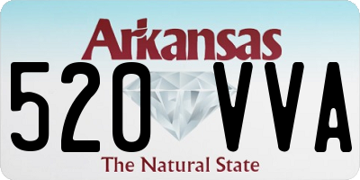 AR license plate 520VVA