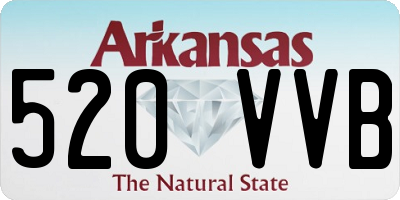 AR license plate 520VVB