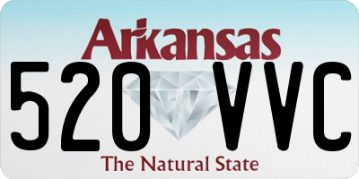AR license plate 520VVC