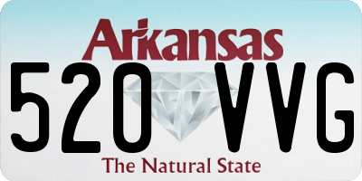AR license plate 520VVG
