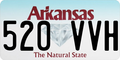 AR license plate 520VVH