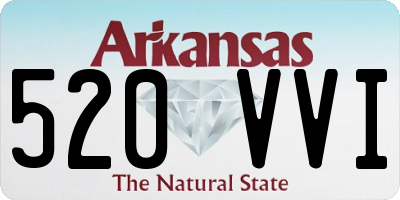 AR license plate 520VVI