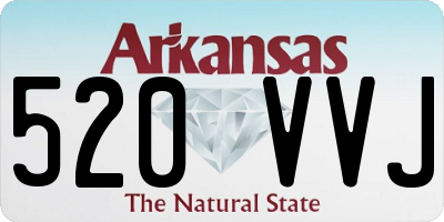 AR license plate 520VVJ
