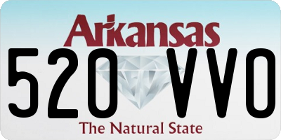 AR license plate 520VVO
