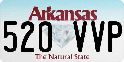 AR license plate 520VVP