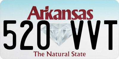 AR license plate 520VVT