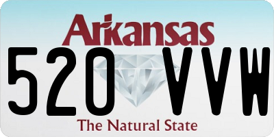 AR license plate 520VVW