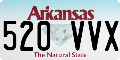 AR license plate 520VVX