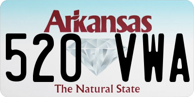 AR license plate 520VWA