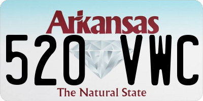 AR license plate 520VWC