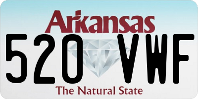 AR license plate 520VWF