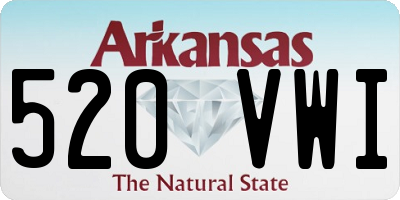 AR license plate 520VWI