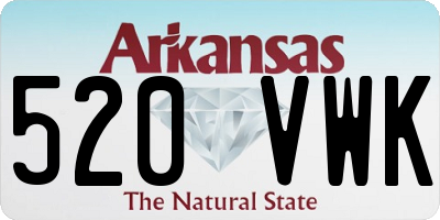 AR license plate 520VWK