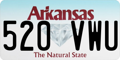 AR license plate 520VWU