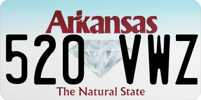 AR license plate 520VWZ