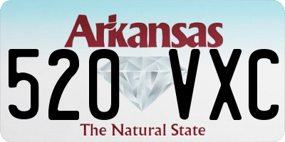 AR license plate 520VXC