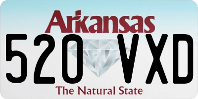 AR license plate 520VXD