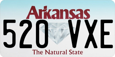 AR license plate 520VXE