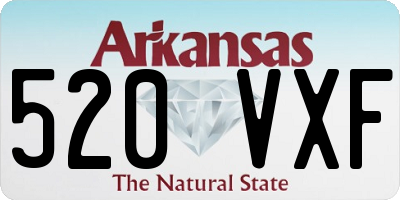 AR license plate 520VXF