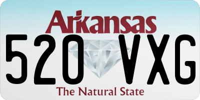 AR license plate 520VXG