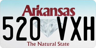 AR license plate 520VXH