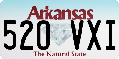 AR license plate 520VXI