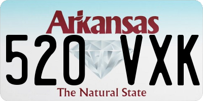 AR license plate 520VXK