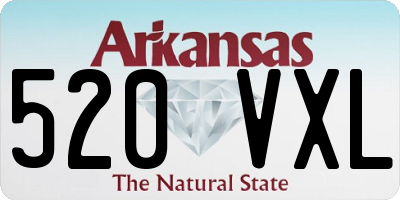 AR license plate 520VXL