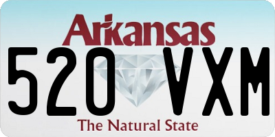 AR license plate 520VXM