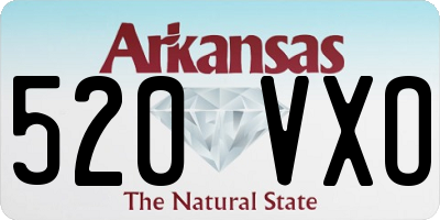 AR license plate 520VXO