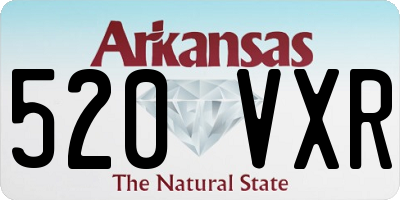 AR license plate 520VXR