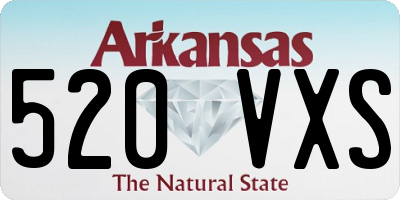 AR license plate 520VXS