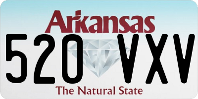 AR license plate 520VXV
