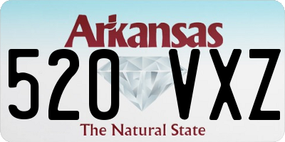 AR license plate 520VXZ