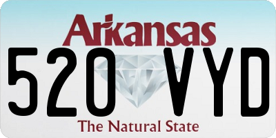 AR license plate 520VYD