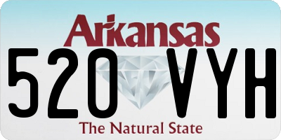 AR license plate 520VYH