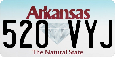 AR license plate 520VYJ