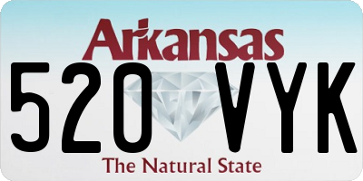 AR license plate 520VYK
