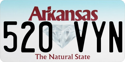 AR license plate 520VYN