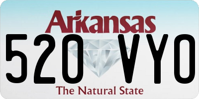 AR license plate 520VYO