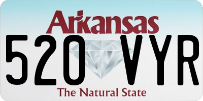 AR license plate 520VYR