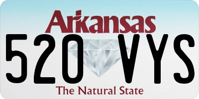 AR license plate 520VYS