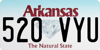 AR license plate 520VYU