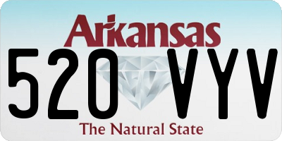 AR license plate 520VYV