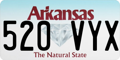 AR license plate 520VYX