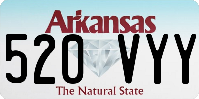 AR license plate 520VYY