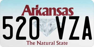 AR license plate 520VZA
