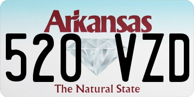 AR license plate 520VZD