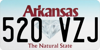 AR license plate 520VZJ