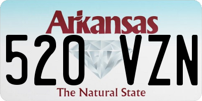 AR license plate 520VZN